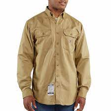 FLAME RESISTANT TWILL WORK SHIRT : FRS160