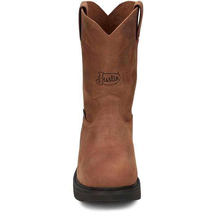 JUSTIN ROUND-UP AGED BARK STEEL TOE: OW4764