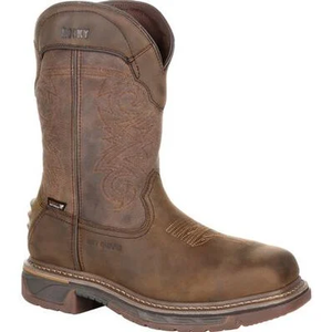 MEN'S ROCKY SQUARE TOE WESTERN BOOT WITH TPU HEEL COUNTER : RKW0288