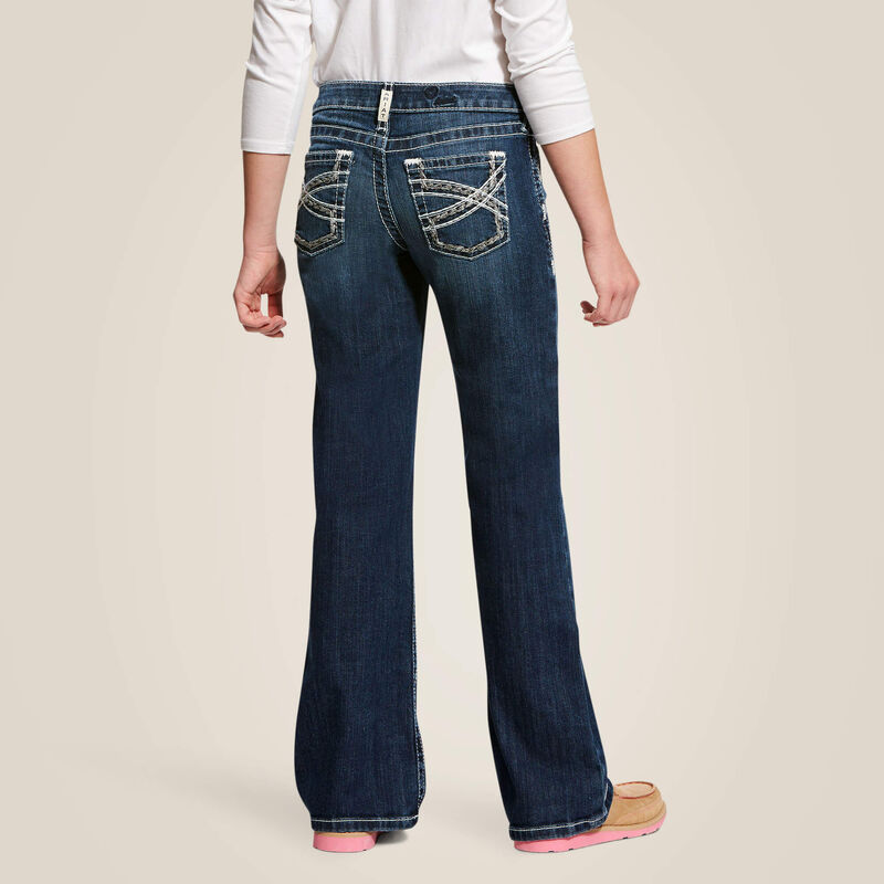 GIRLS ARIAT Style No. 10025984 Entwined Boot Cut Jean