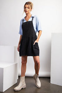 LADIES SPRING EASEL MINERAL WASH ROMPER EB55734