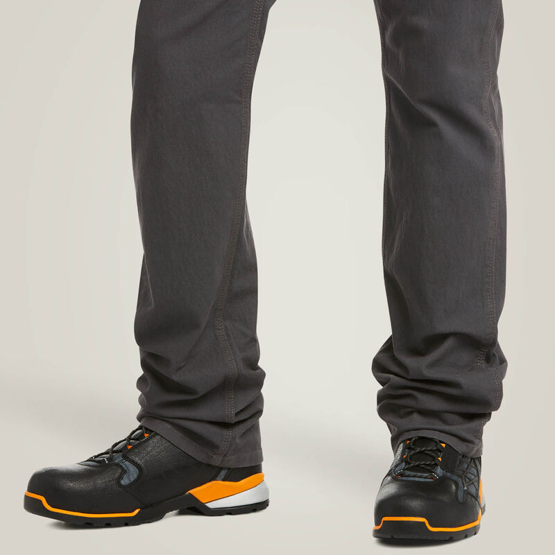 Men's Ariat Rebar M4 Low Rise DuraStretch Made Tough Stackable Straight Leg Pant : 10030250