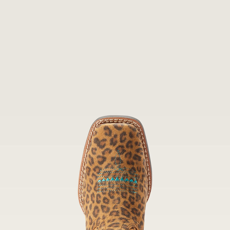 ARIAT KIDS PRIMTIME FADED LEOPARD PRINT BOOT: 10044422