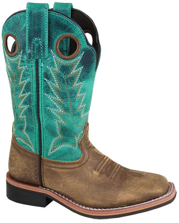 YOUTH SMOKY MOUNTAIN JESS BROWN TURQUOISE SQUARE : 3851Y